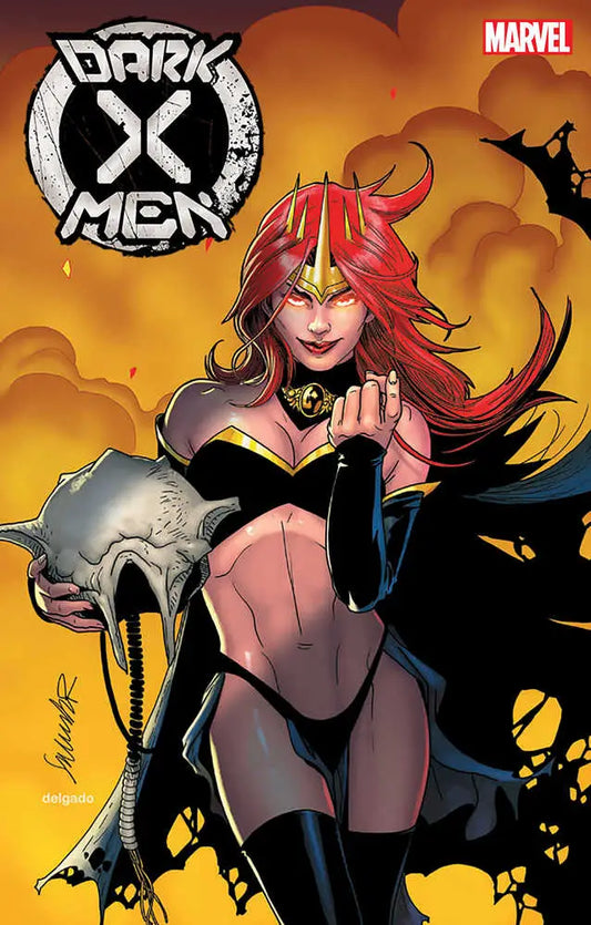 Comic book cover featuring Madelyne Pryor from Dark X-Men series for trading cards collection