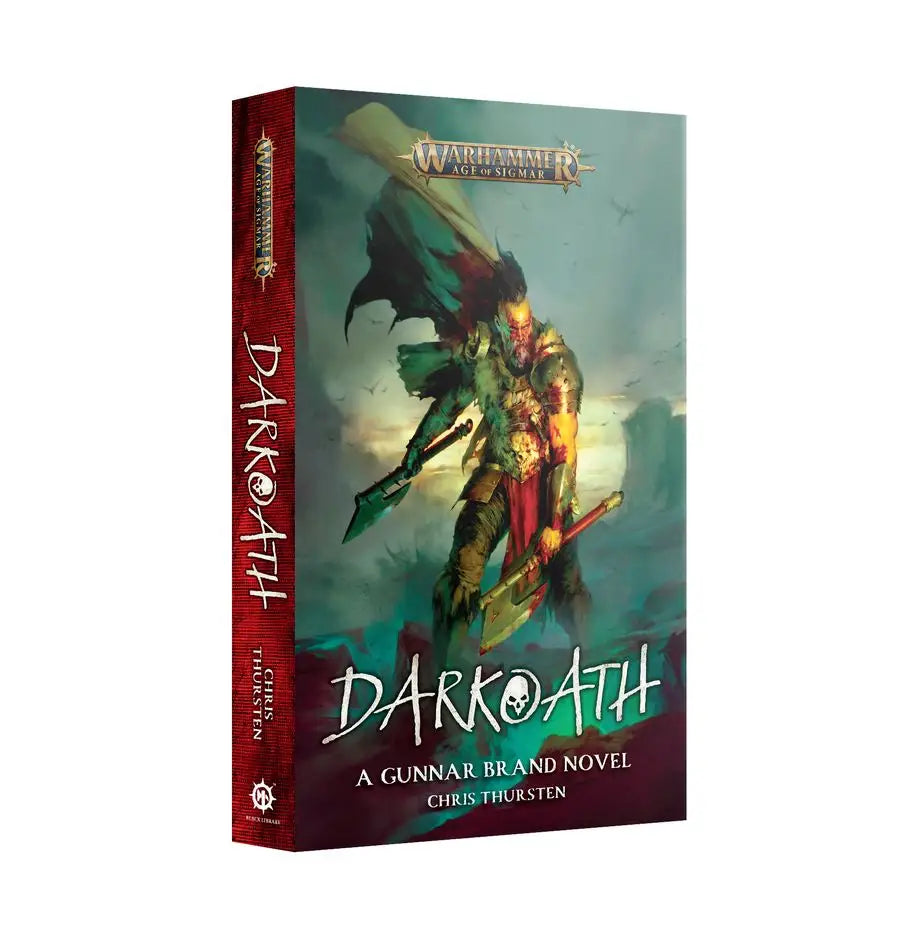 Darkoath paperback Warhammer featuring Gunnar Brand and dark gods in the Darkoath novel