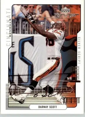 Darnay Scott - 2000 Upper Deck MVP - #36 - Silver Script Football - Football Card Single