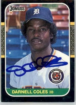 Darnell Coles - 1987 Donruss - #230 - AUTO Baseball - Baseball Card Single