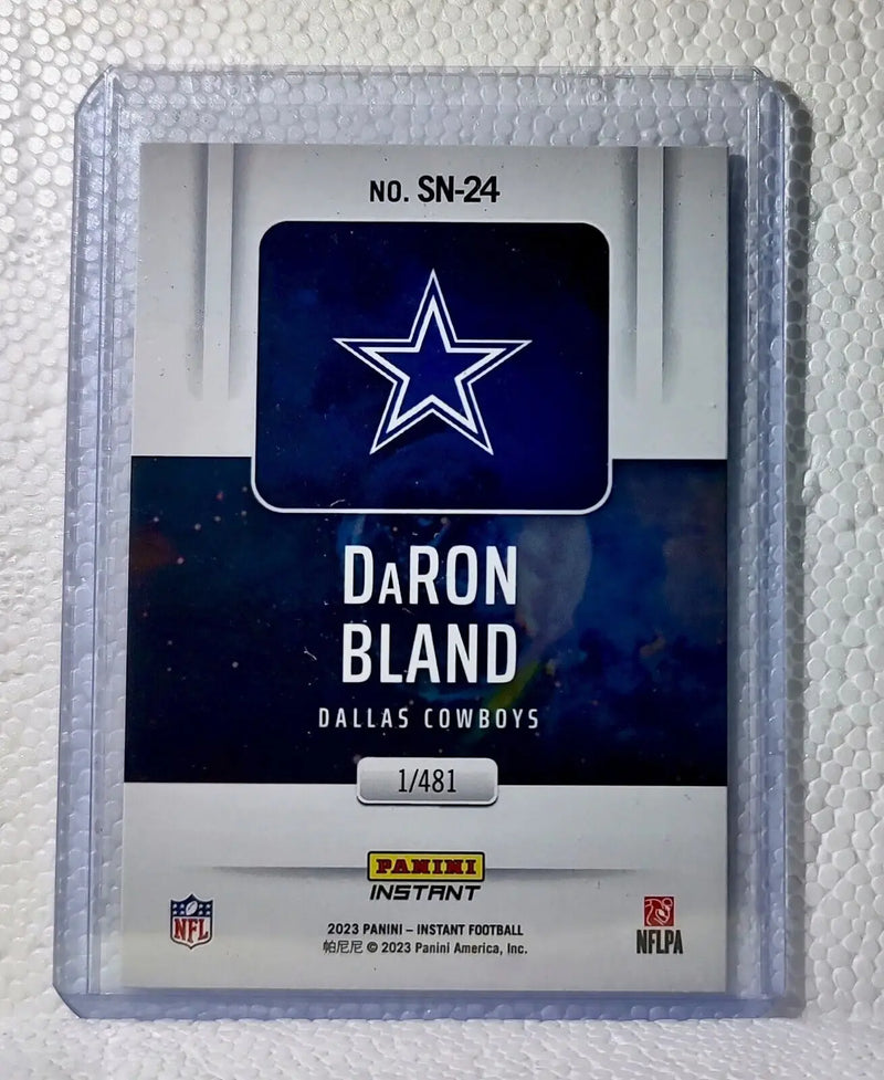 DaRon Bland 2023 Panini NFL #24 Supernova Football Card Dallas Cowboys 1/481 - Football Card Single