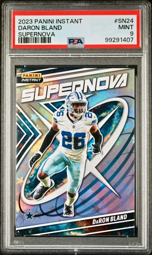 DaRon Bland 2023 Panini Supernova NFL #SN-24 Football Card PSA 9 Mint - Football Card Single