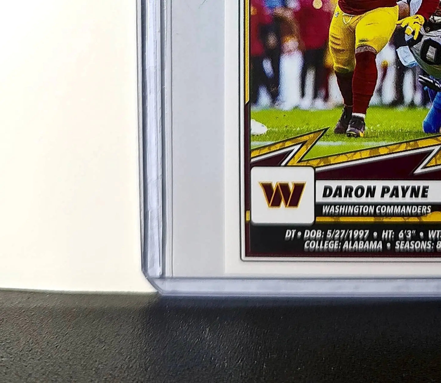Daron Payne 2025 Panini NFL #351 Sticker Washington Commanders - Football Card Single