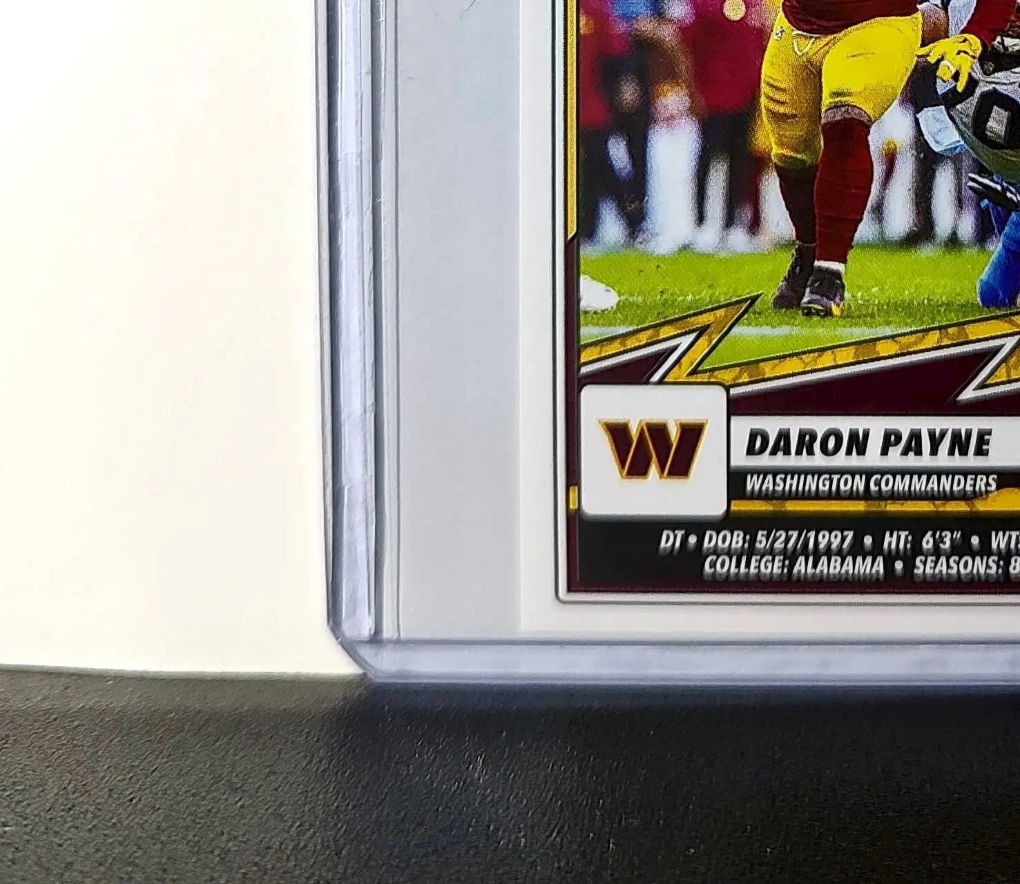 Daron Payne 2025 Panini NFL #351 Sticker Washington Commanders