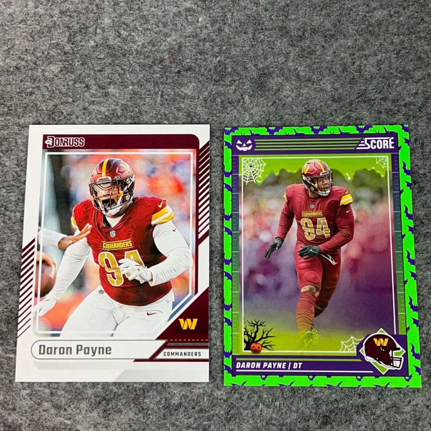 Daron Payne Washington Commanders Football Card 2024 NFL Sports You Pick Choose - Football Card Single