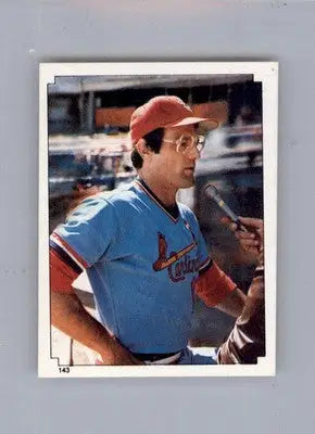 Darrell Porter - 1984 Topps Stickers - #143 - Baseball - Baseball Card Single