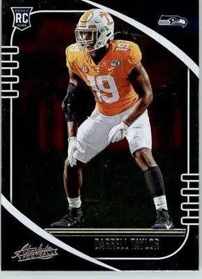 Darrell Taylor - 2020 Panini Absolute - #126 - RC Retail Football - Football Card Single