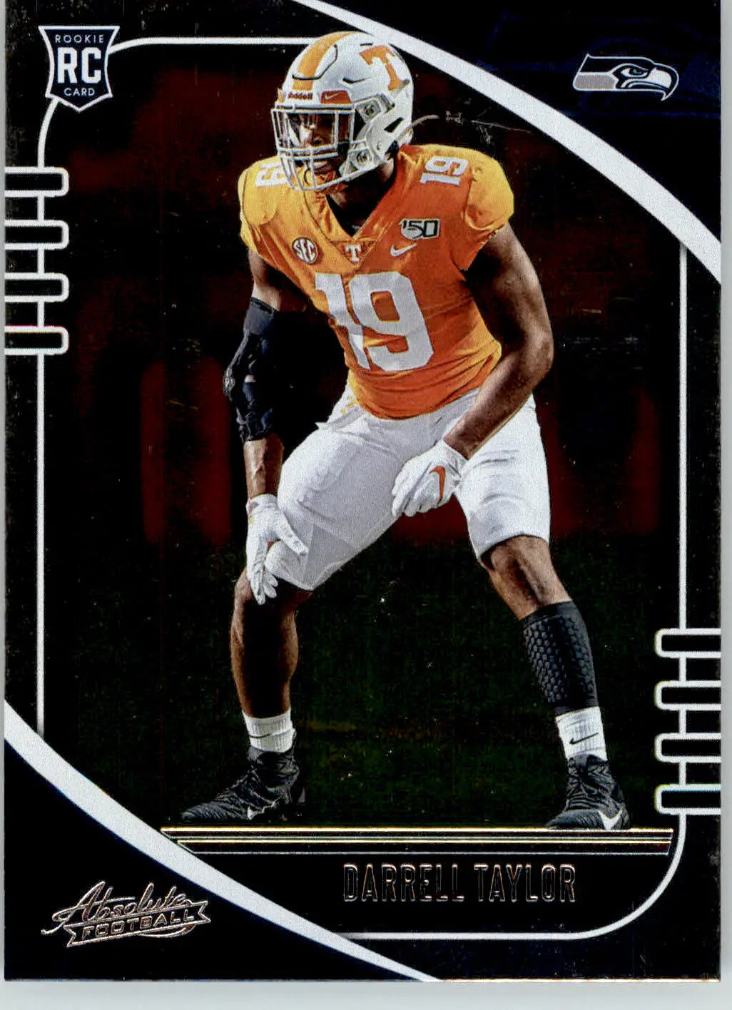 Darrell Taylor - 2020 Panini Absolute - #126 - RC Retail Football - Football Card Single