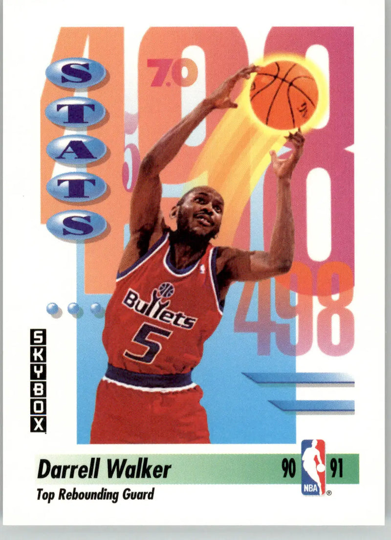Darrell Walker - 1991-92 SkyBox - #304 - Basketball - Basketball Card Single