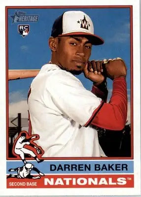 Darren Baker - 2025 Topps Heritage - #301 - RC Baseball - Baseball Card Single