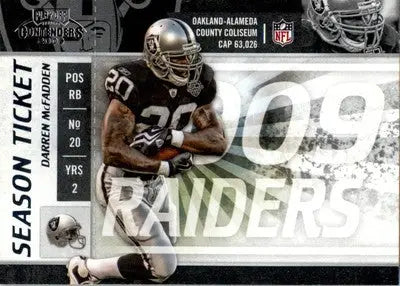 Darren McFadden - 2009 Playoff Contenders - #70 - Football - Football Card Single