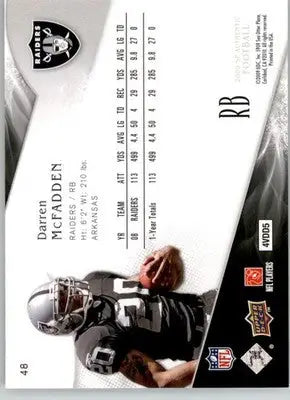 Darren McFadden - 2009 SP Authentic - #48 - Football - Football Card Single