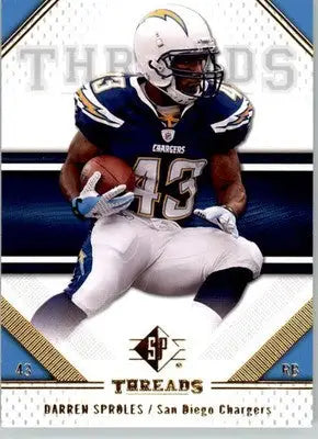 Darren Sproles - 2009 SP Threads - #24 - Football - Football Card Single