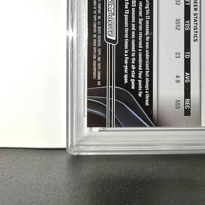 Darren Sproles 2023 Topps Chrome Black #143 Green Wave Refractor 52/99 PSA 9