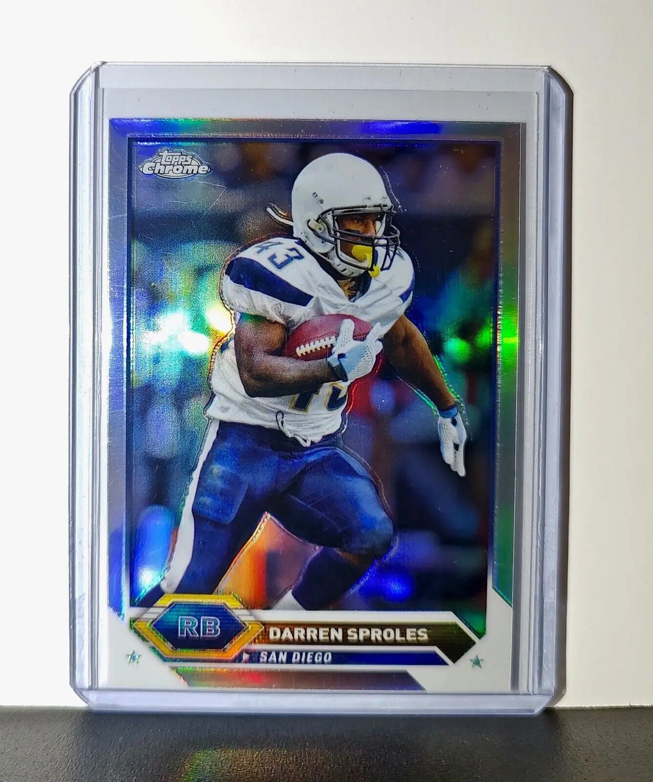 Darren Sproles 2023 Topps Chrome Refractor NFL #31 Card San Diego Chargers - Football Card Single