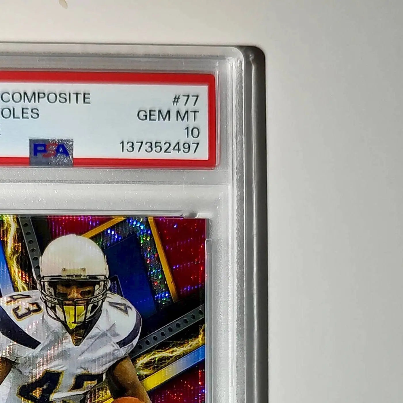 Darren Sproles 2023 Topps Resurgence #77 Ruby Surge 058/199 PSA 10 Gem Mint