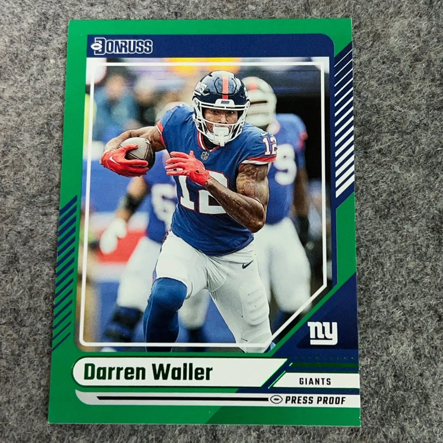 Darren Waller New York Giants Football Card 2024 NFL Sports You Pick Choose Set - 2024 Panini Donruss #122 - Green