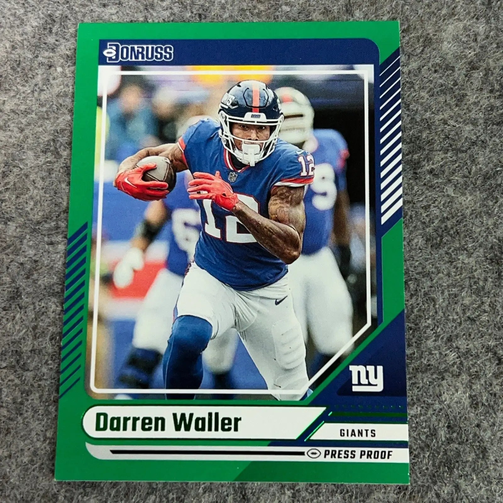 Darren Waller New York Giants Football Card 2024 NFL Sports You Pick Choose Set - 2024 Panini Donruss #122 - Green