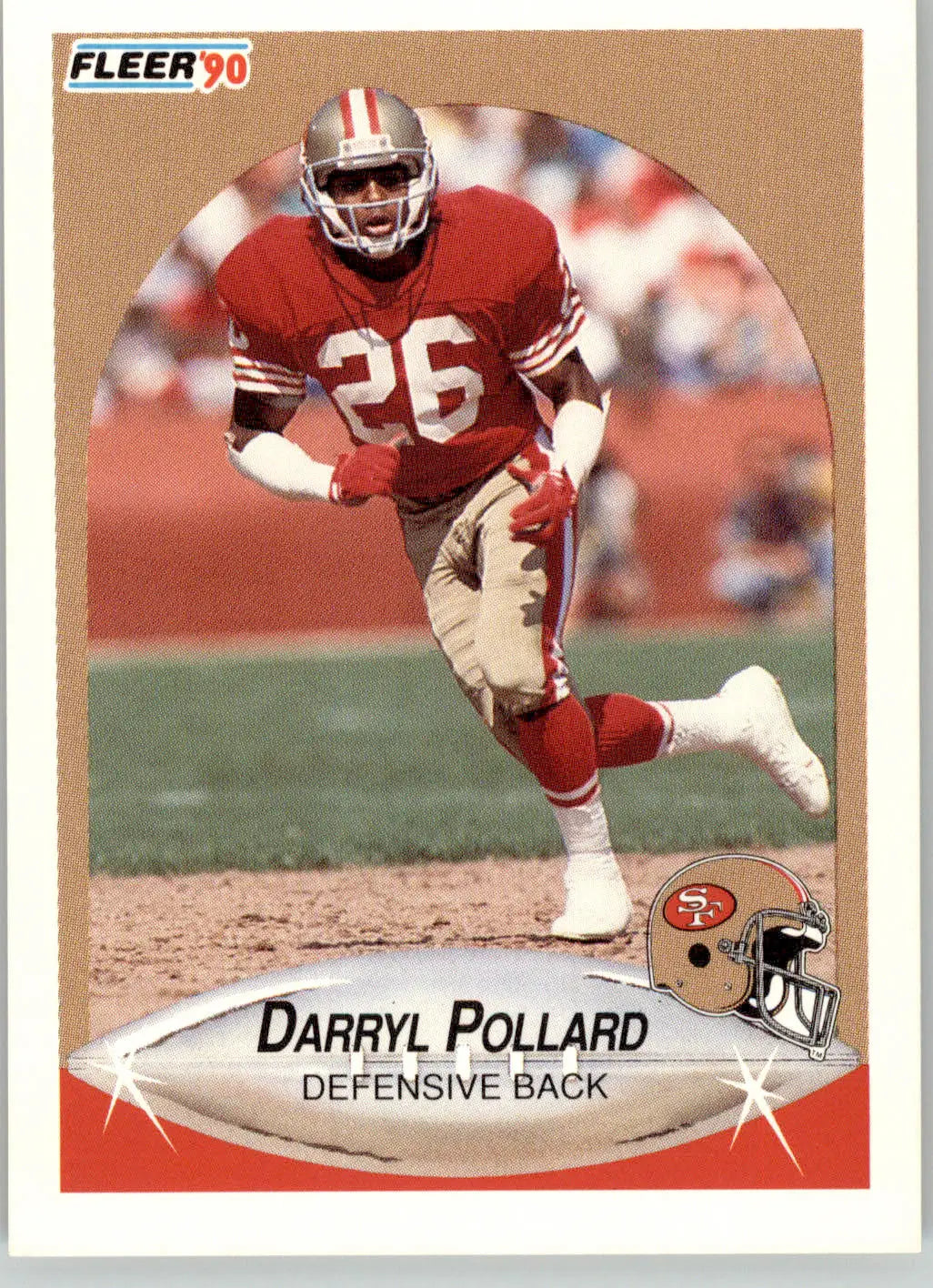 Darryl Pollard - 1990 Fleer Update - #U-50 - RC Football
