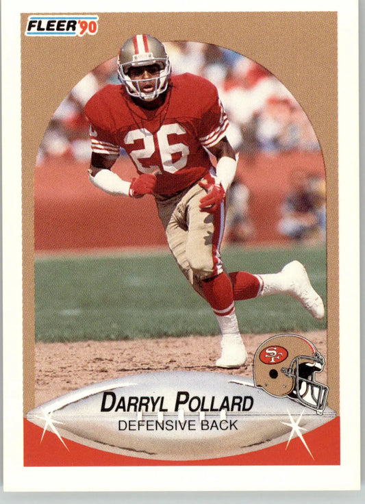 Darryl Pollard - 1990 Fleer Update - #U-50 - RC Football - Football Card Single
