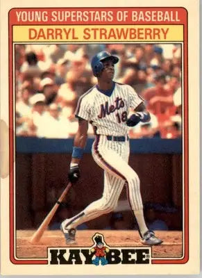 Darryl Strawberry - 1986 Topps Kay-Bee Young Superstars of Baseball - #31 - Baseball Card Single