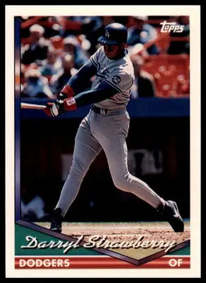 Darryl Strawberry 1994 Topps #640 Los Angeles Dodgers - Baseball Card Single