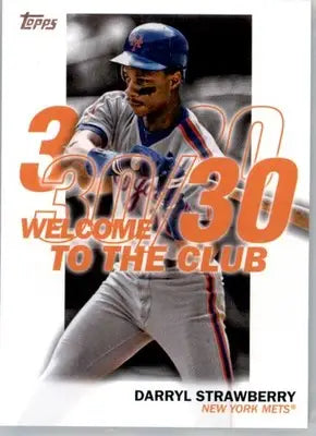 Darryl Strawberry - 2023 Topps - #WC-10 - Welcome to the Club Baseball - Baseball Card Single