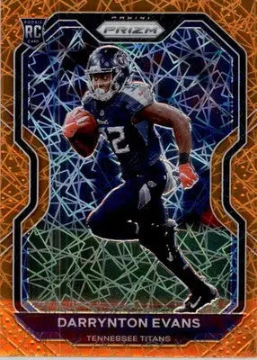 Darrynton Evans - 2020 Panini Prizm - #396 - Prizm Lazer RC Football - Football Card Single