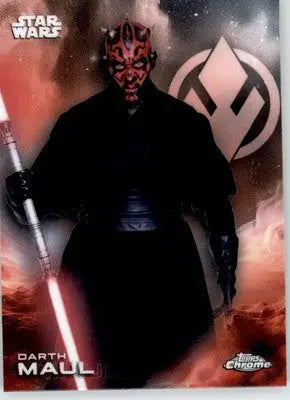 Darth Maul - 2025 Topps Chrome Star Wars - #28 - Non_sport - Star Wars Card Single