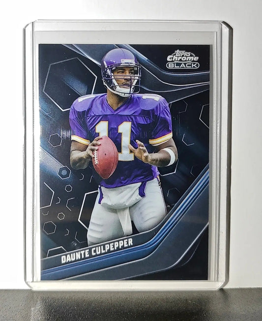 Daunte Culpepper 2023 Topps Chrome Black NFL 128 Football Card Minnesota Vikings - Football Card Single