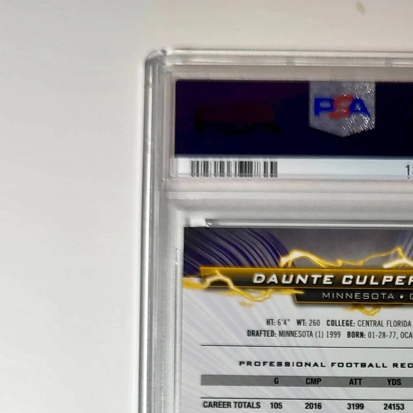 Daunte Culpepper 2023 Topps Resurgence #94 Blue and Orange Spark PSA 10 Gem Mint
