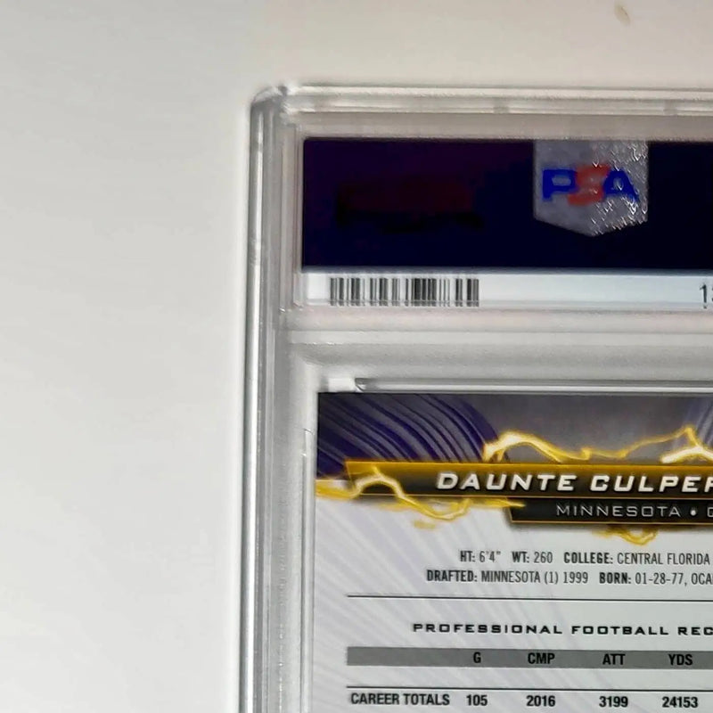 Daunte Culpepper 2023 Topps Resurgence #94 Blue and Orange Spark PSA 10 Gem Mint