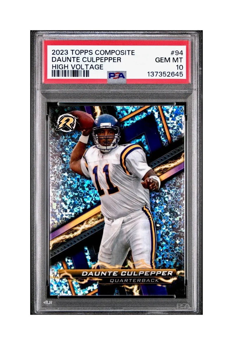Daunte Culpepper 2023 Topps Resurgence #94 Blue and Orange Spark PSA 10 Gem Mint