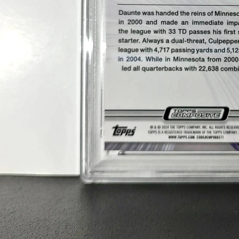 Daunte Culpepper 2023 Topps Resurgence #94 Blue and Orange Spark PSA 10 Gem Mint