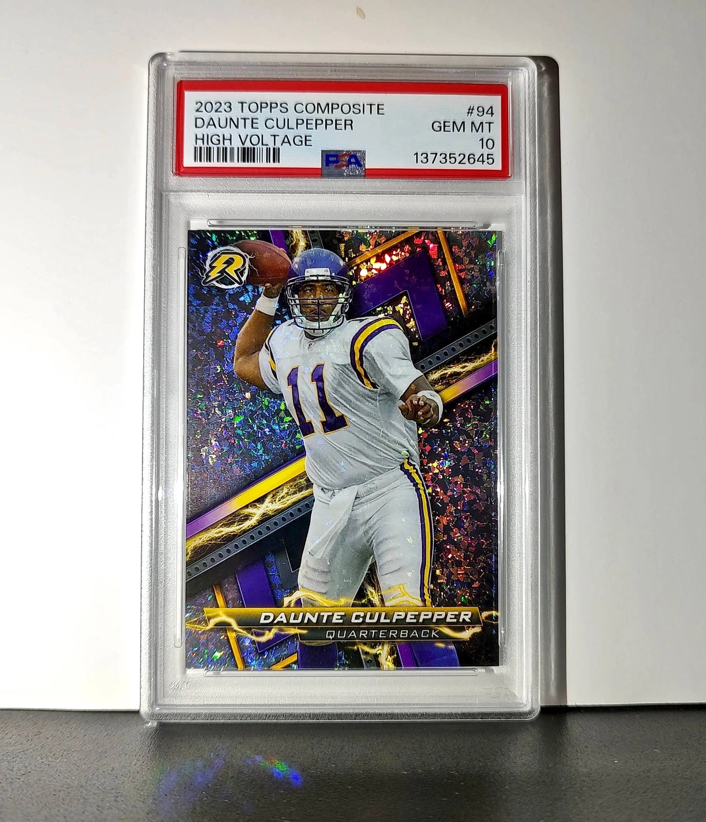 Daunte Culpepper 2023 Topps Resurgence #94 Blue and Orange Spark PSA 10 Gem Mint