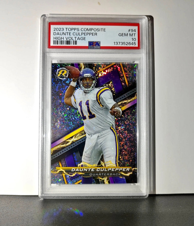 Daunte Culpepper 2023 Topps Resurgence #94 Blue and Orange Spark PSA 10 Gem Mint
