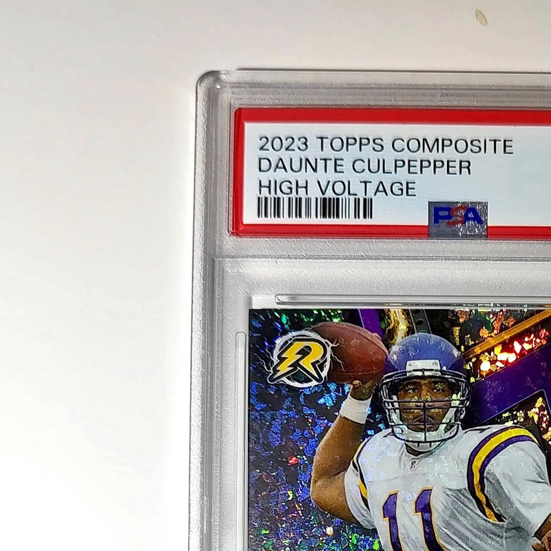 Daunte Culpepper 2023 Topps Resurgence #94 Blue and Orange Spark PSA 10 Gem Mint