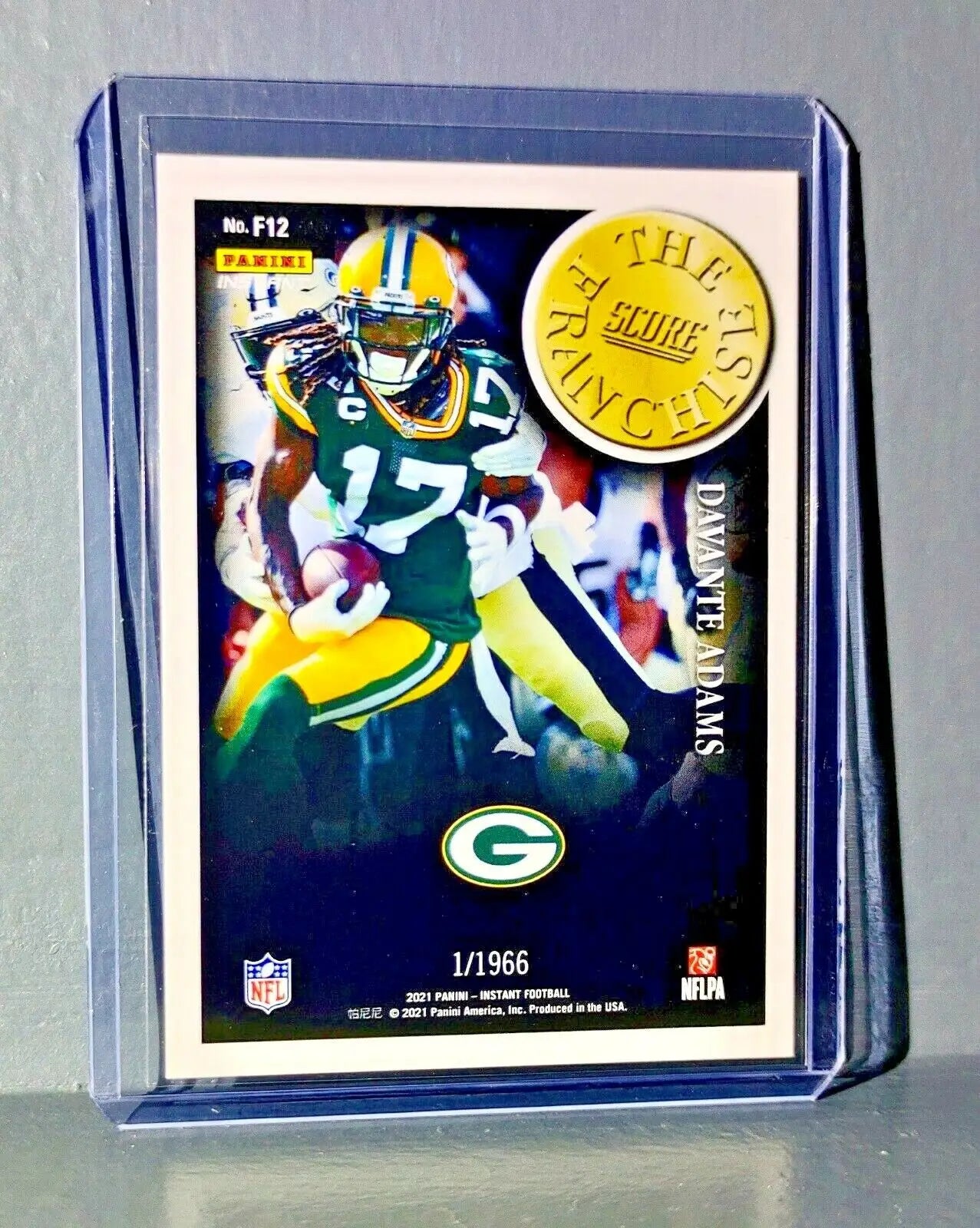 Davante Adams 2021 Panini NFL Score The Franchise #12 Card 1/1966 - Football Card Single