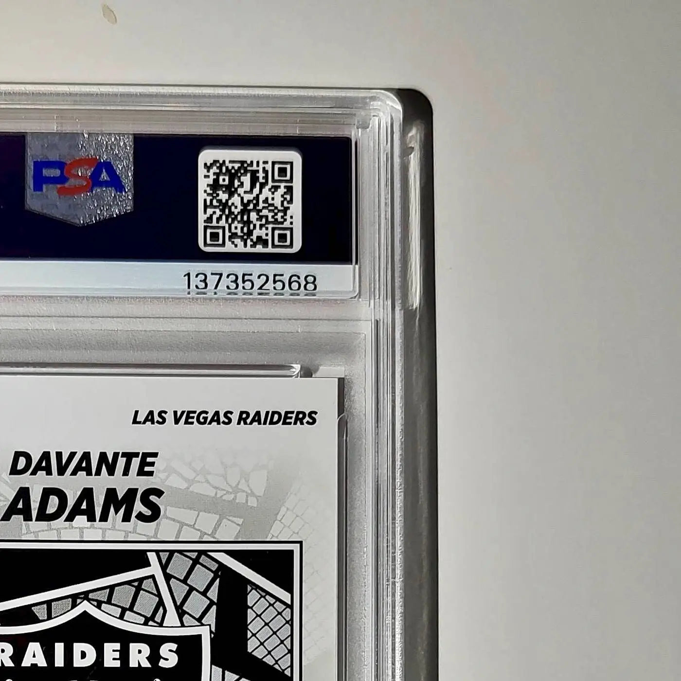 Davante Adams 2024 Panini Sticker Collection 097/299 #35 Red Foil PSA 8 NM-MT