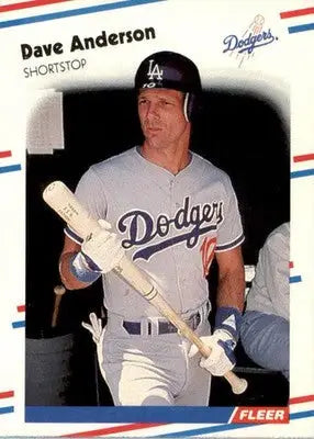 Dave Anderson - 1988 Fleer - #508 - Baseball - Baseball Card Single
