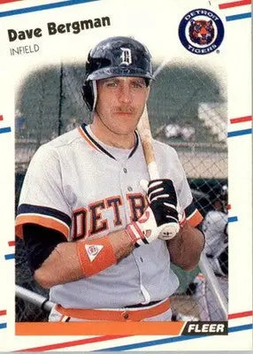 Dave Bergman - 1988 Fleer - #52 - Baseball - Baseball Card Single