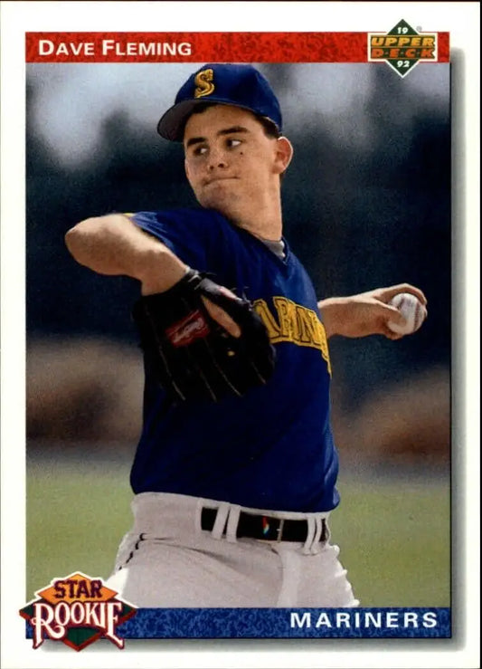 Dave Fleming 1992 Upper Deck MLB #4 Baseball Card Seattle Mariners - Baseball Card Single