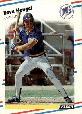 Dave Hengel - 1988 Fleer - #375 - RC Baseball - Baseball Card Single