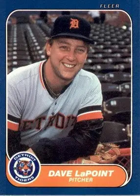 Dave LaPoint - 1986 Fleer Update - #U-64 - Baseball - Baseball Card Single