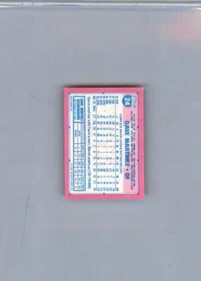 Dave Martinez - 1991 Topps Micro - #24 - Baseball - Baseball Card Single