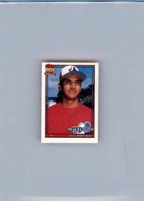 Dave Martinez - 1991 Topps Micro - #24 - Baseball - Baseball Card Single
