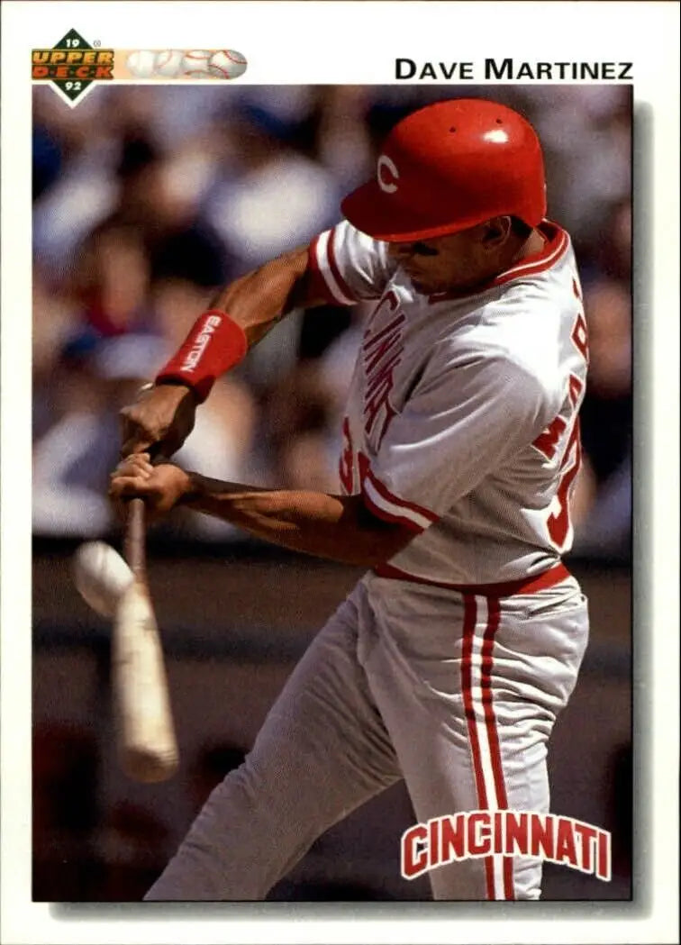 Dave Martinez 1992 Upper Deck MLB #784 Baseball Card Cincinnati Reds - Baseball Card Single