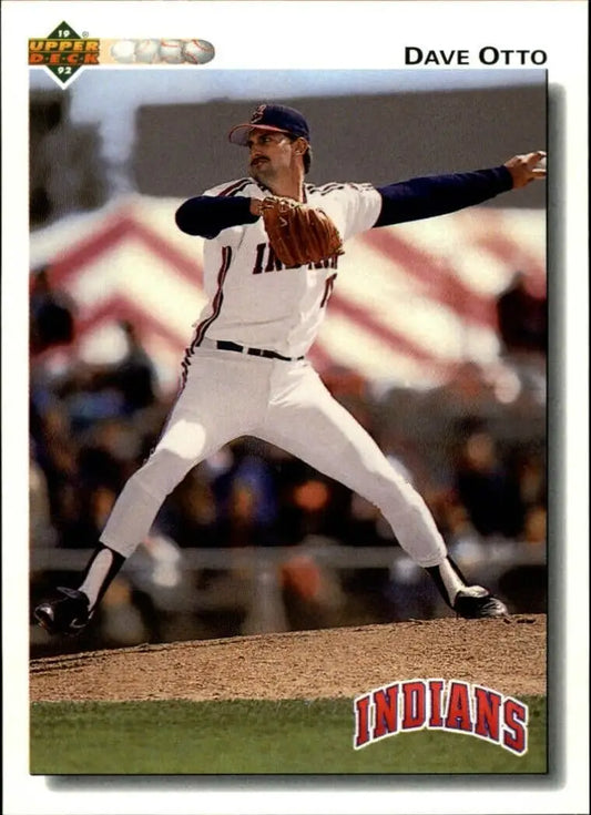 Dave Otto 1992 Upper Deck MLB #698 Baseball Card Cleveland Indians - Baseball Card Single
