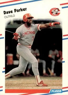Dave Parker - 1988 Fleer - #243 - Baseball - Baseball Card Single