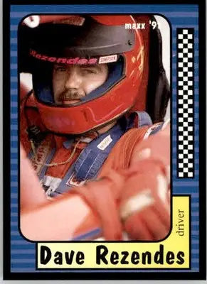 Dave Rezendes - 1991 Maxx - #133 - RC Racing - Racing Card Single